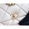 【新登場】CHANEL 19Bag ミッドサイズハンドバッグ アップグレードバージョン ミルクアプリコット色 - エレガンスと実用性の融合​