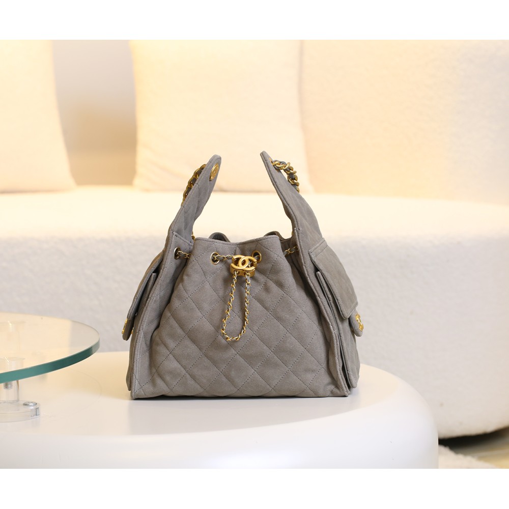 2025NEW-004 最新 CHANEL 25bag ドローコードデザイン：ヒッピーホボスモールの凛とした存在感 30×28×16 