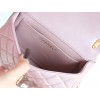 2025NEW-030 24P 春夏コレクション シャネル パールネックレス フラップバッグ：一目惚れのパールクォードラングルスモールバッグ 12.5×17×5cm 