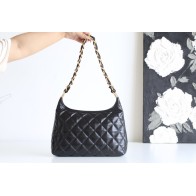 2025NEW-039 シャネル 24A 太チェーンホボアームバッグ:ヴィンテージ感とノン chalant 雰囲気の究極融合 29x32x10cm