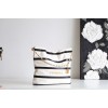 Chanel 24s カスタムカラー 22Bag ホワイト / ブラック - クラシック × トレンドのバイカラーバッグ 35×37×7 cm