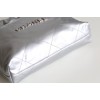 【No°22 香水 100 周年記念】Chanel 22bag ゴミ袋バッグ - モンテベロ油蝋牛革 × モダンデザイン 35×37×7cm