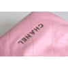 【No.22 香水 100 周年記念】Chanel 22bag ゴミ袋バッグ - モンテベロ油蝋牛革 × 独創的デザイン 39×42×8cm 
