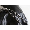 【No°22 香水 100 周年記念】Chanel 22 バッグ ゴミ袋デザイン - モンテベロ油蝋牛革 × 現代的美貌 35×37×7cm