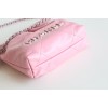 【全新進化】Chanel mini 22bag アップグレード版 - Antiba zp 革 × レトロシルバークランプ ゴミ袋ミニバッグ 19×20×6 cm