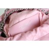 【全新進化】Chanel mini 22bag アップグレード版 - Antiba zp 革 × レトロシルバークランプ ゴミ袋ミニバッグ 19×20×6 cm