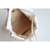 【全新型】Chanel mini 22bag アップグレードバージョン - Antiba zp 革 × レトロシルバークランプ ゴミ袋ミニバッグ 19×20×6 cm