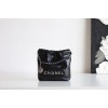 【進化型トレンドアイテム】Chanel mini 22bag アップグレード版 - Antiba zp 革 × レトロシルバークランプ ゴミ袋ミニ 19×20×6cm
