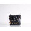 【シルバーレザー革新】Chanel mini 22bag アップグレード版 - Antiba zp 革 × レトロハードウェア ゴミ袋ミニ 19×20×6cm