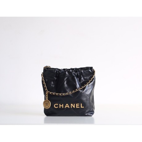 【シルバーレザー革新】Chanel mini 22bag アップグレード版 - Antiba zp 革 × レトロハードウェア ゴミ袋ミニ 19×20×6cm