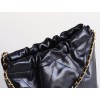 【シルバーレザー革新】Chanel mini 22bag アップグレード版 - Antiba zp 革 × レトロハードウェア ゴミ袋ミニ 19×20×6cm