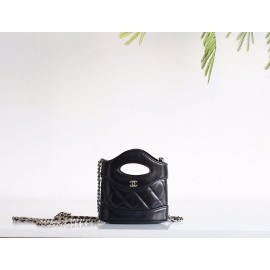 24S 31mini nano シリーズ「ポテトチップス BOX」登場！フランス製羊皮で夏のファッションを彩る13.5×12×7.5 