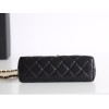 【CHANEL】23K ケリー ハンドルバッグ ブラック ラージサイズ / 24P ケリー トートバッグ 新色入荷15×19×9 cm