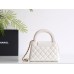 【CHANEL 24P】ケリー トートバッグ ホワイト ピュアな夏のクラシック マルチウェア設計 大人のロマンス15×19×9 cm