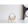 【CHANEL 24P】ケリー トートバッグ ホワイト ピュアな夏のクラシック マルチウェア設計 大人のロマンス15×19×9 cm