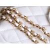 【CHANEL 24P】ケリー トートバッグ ホワイト ピュアな夏のクラシック マルチウェア設計 大人のロマンス15×19×9 cm