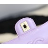 【CHANEL 25P 新作】羊皮ケリー トートバッグ タロイモピンク レトロハンドル × 柔らかな質感 予約受付中11.7×22×8 cm
