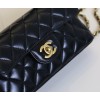 【CHANEL 25P 新作】羊皮ケリー トートバッグ レトロハンドル × 柔らかな質感 人気爆発中！11.7×22×8 cm