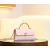 【CHANEL 25S】春夏新作 ケリー ハンドルチェーンバッグ サクラピンク エレガントフォルム × 季節限定カラー10×18×6.7 cm