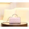 【CHANEL 25S】春夏新作 ケリー ハンドルチェーンバッグ サクラピンク エレガントフォルム × 季節限定カラー10×18×6.7 cm