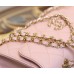 【CHANEL 25S】春夏新作 ケリー ハンドルチェーンバッグ サクラピンク エレガントフォルム × 季節限定カラー10×18×6.7 cm