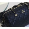 Chanel 25P Mini ボウリングバッグ｜クラシックと革新の融合、丸型デザインと 18K 薄金で魅せるファッションアイテム​ 11.7×18.7×11 cm