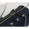 Chanel 25P Mini ボウリングバッグ｜クラシックと革新の融合、丸型デザインと 18K 薄金で魅せるファッションアイテム​ 11.7×18.7×11 cm