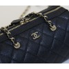 Chanel 25P Mini ボウリングバッグ｜クラシックと革新の融合、丸型デザインと 18K 薄金で魅せるファッションアイテム​ 11.7×18.7×11 cm