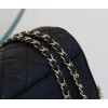 Chanel 25P Mini ボウリングバッグ｜クラシックと革新の融合、丸型デザインと 18K 薄金で魅せるファッションアイテム​ 11.7×18.7×11 cm
