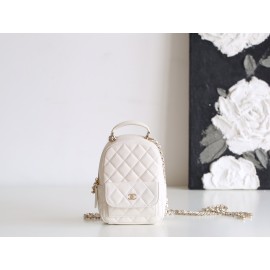 【激安入荷】Chanel 24C 非公式 ミニリュック ライチ牛皮革 3way 実用バッグ 書院風可愛いデザイン 18×13×9cm