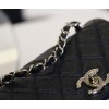 【24P 春夏新登場】Chanel ダブルポケット ヴィンテージ バックパック 「カエルのダブルショルダーバッグ」 スリムフィット 20.5×20×11.5cm