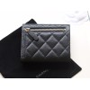 【シャネル】クラシック 3 つ折り財布｜キャビアレザー × ダブル C ロゴ ハイクオリティ実用派 11.5×10.5×3cm