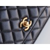 Chanel 24s 最も輝くダブルパール WOC｜幸運のパールと小羊革で彩る、クラシックを超えたおしゃれな日常​ 16.7×10.7×3.7cm