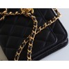 Chanel 24s 最も輝くダブルパール WOC｜幸運のパールと小羊革で彩る、クラシックを超えたおしゃれな日常​ 16.7×10.7×3.7cm