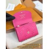 【M14086】バラ色 パーソナライズドカスタム版 Rosalie コインケース｜Monogram Empreinte 牛革｜変更可能チップ 11×8×2.5cm