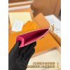 【M14155】レイクブルー LV x TM Romy 名刺入れ｜村上隆コラボ｜パンダジップ｜変更可能チップ 12 x 8 x 0.8cm