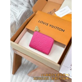 【M14155】レイクブルー LV x TM Romy 名刺入れ｜村上隆コラボ｜パンダジップ｜変更可能チップ 12×8×0.8cm