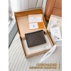 【M61692】Monogram Eclipse モノトーングレー A 級全鋼 パーソナライズド Pochette Voyage ミドルハンドバッグ｜大容量収納｜ビジネス向け 27×21×6cm