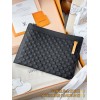 【M60112】Monogram Shadow エンボス格子 パーソナライズドカスタム Pochette To-Go｜エレガントデザイン｜大容量収納 34×25×12cm