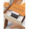 【M82739】ピンク A 級全鋼 パーソナライズドカスタム LV Charms 名刺入れ｜Monogram キャンバス＆牛革｜ゴールドメタルチャーム 10.2×7.3×0.3cm