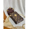 【M13572】A 級全鋼 パーソナライズドカスタム Metis スマートフォンケース｜Monogram キャンバス｜S-lock 鋼製ロック 17.5×4×10.4cm