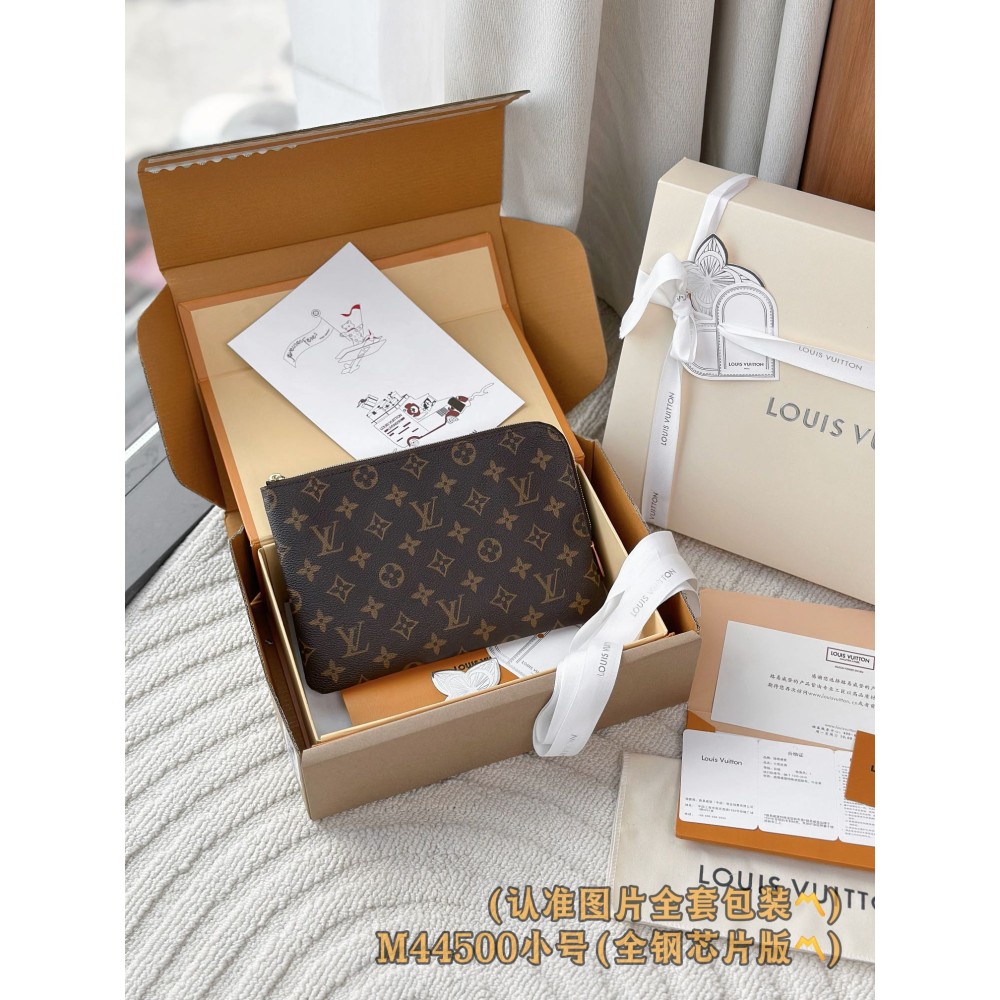 【M44500】A 級全鋼 パーソナライズドカスタム ETUI VOYAGE スモール収納ポーチ｜多機能旅行パートナー 24×17×1cm