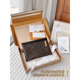 【M62291】Monogram Pacific コーティング ×Taige 皮革 A 級全鋼 パーソナライズド POCHETTE APOLLO ハンドバッグ｜2024 春夏新作｜Kim Jones デザイン 34×25×2cm