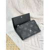 【M12598】黒花 A 級全鋼 パーソナライズドカスタム版 Victor ウォレット｜Monogram Eclipse 帆布｜アンカット式実用設計 11.5×9×2.5cm