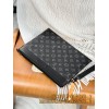 【M81569】ブラックモノグラム A 級全鋼 パーソナライズドカスタム Pochette To-Go｜Monogram Eclipse ブラックキャンバス｜ハンドポケット新進化 30×21.5×1cm