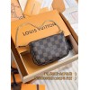 Mini Pochette Accessoires【N58009】コーヒーダミエ Ａ級全鋼 パーソナライズドカスタム Mini Pochette Accessoires｜柔軟 Monogram キャンバス｜丸みフォルムマルチアクセサリー 15.5×10.5×4cm