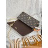 「M82509 A 級全鋼 パーソナライズドカスタム WALLET ON CHAIN LILY ハンドバッグ｜シャープなデザインと多機能性のモダンアイテム」 10.2×3.5×20.7cm