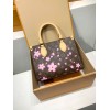  免税版 M13269G 全鋼製 ルイ・ヴィトン × 村上隆 コラボ OnTheGo スモールハンドバッグ 桜柄 19×11.5×25 cm