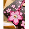 免税版 M13269G 全鋼製 ルイ・ヴィトン × 村上隆 コラボ OnTheGo スモールハンドバッグ 桜柄 19×11.5×25 cm