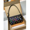 モノグラム・マルチカラー 全鋼製 M13663G Pochette Accessoires ハンドバッグ｜Louis Vuitton x 村上隆 コラボ カラフルな Monogram 柄 13×4×22cm